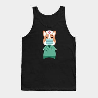 Corgi dog nurse - National Nurses Day 2020 Tank Top